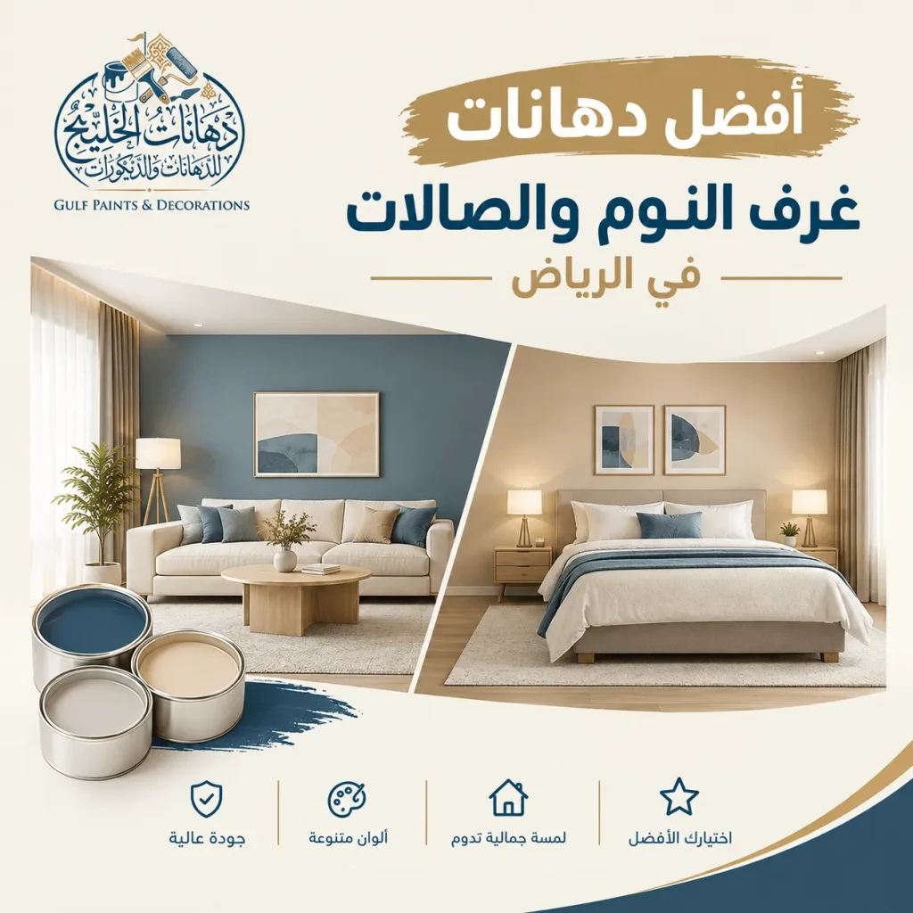 دهانات غرف نوم وصالات في الرياض